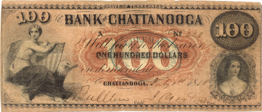 Bk Chattanooga $100 G-115